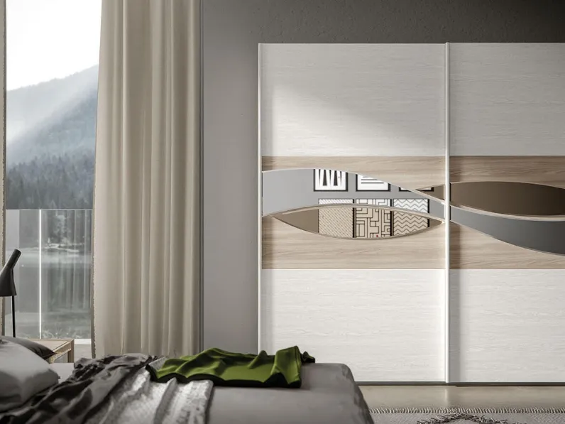 Armadio con ante scorrevoli Aurora di Dal Cin