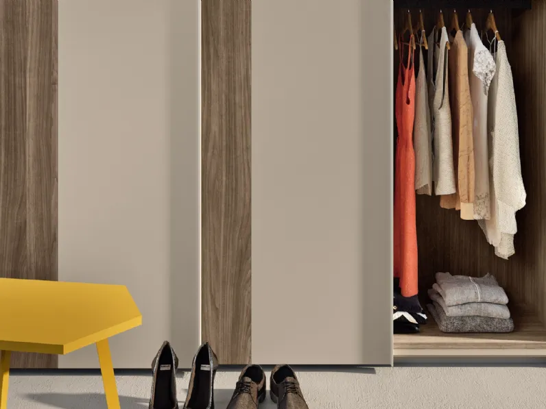 Armadio Band 04 con ante scorrevoli di Zanotti Mobili