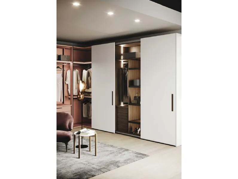 Armadio con ante scorrevoli Bebop-S di Guzzini & Fontana