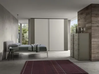 Bend laccato opaco con ante scorrevoli