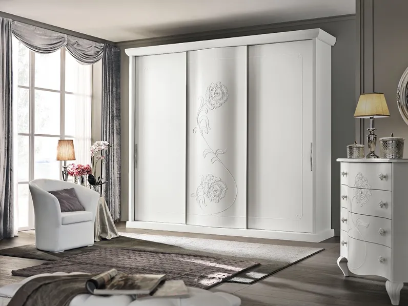 Armadio laccato Bianco Brigitte di Mobilificio AG