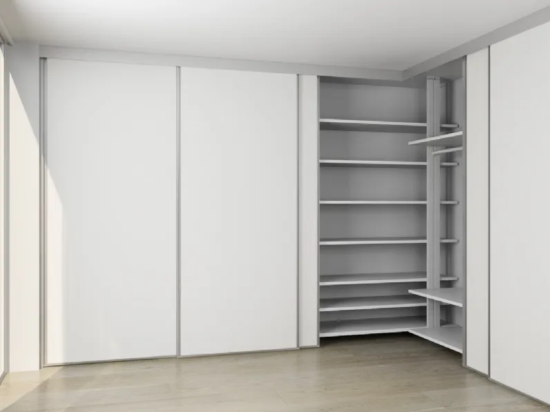 Cabina Armadio Aliante con Montanti di De Rosso