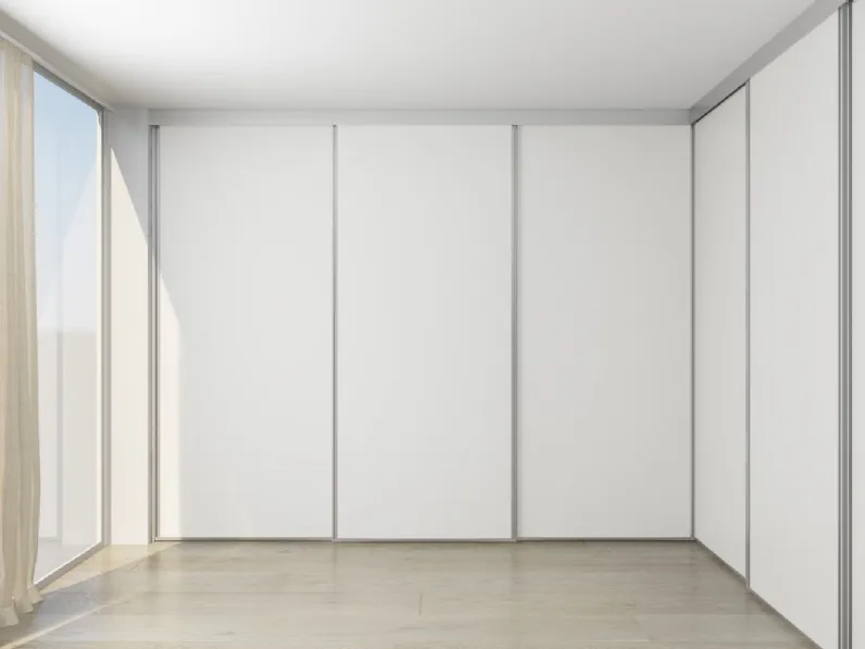 Cabina Armadio Aliante con Montanti di De Rosso