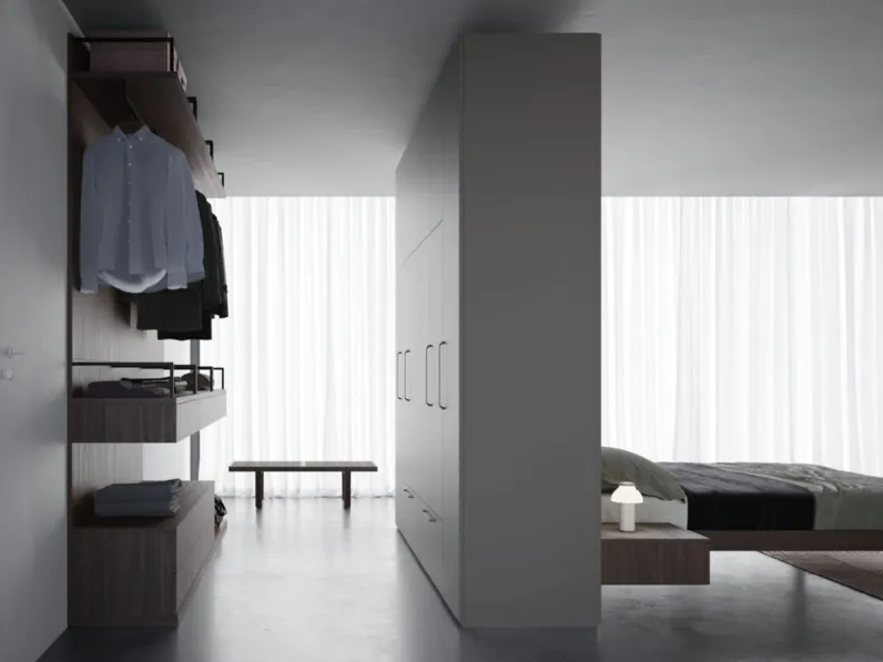 Cabina Armadio Night 08 Bifacciale in melaminico di Nardi Interni