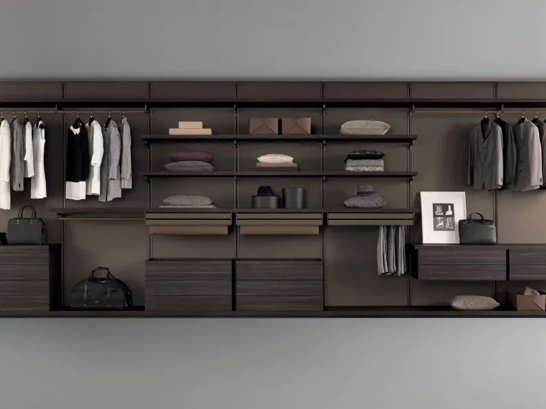 Cabina armadio Dress Bold Larice di Rimadesio