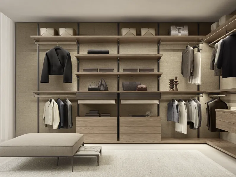 Cabina armadio Dress Bold Olmo di Rimadesio