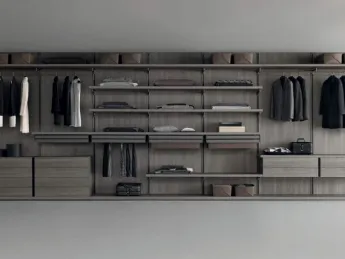 Cabina armadio Dress Bold Rovere Grigio