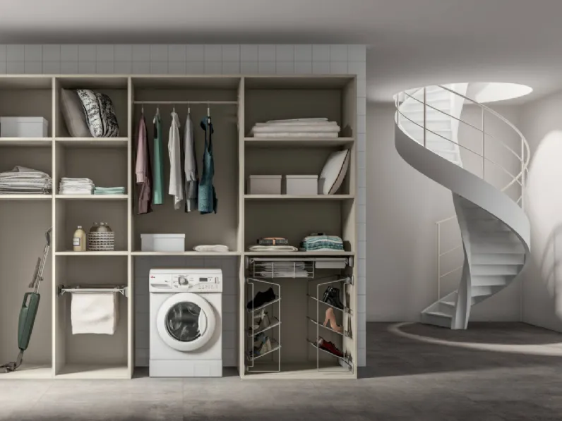 Cabina Armadio Easy 46 finitura Corda di Trentanove