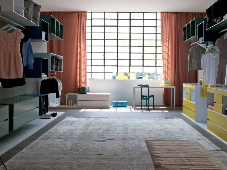 Cabina Armadio moderna Habitat in laccato di Estel