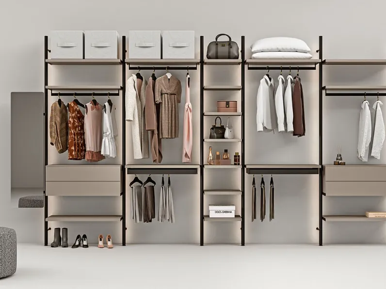 Cabina Armadio Sistema Palo di Cinquepuntozero