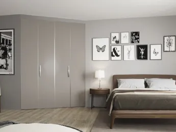 Cabina Armadio Vetro Tortora