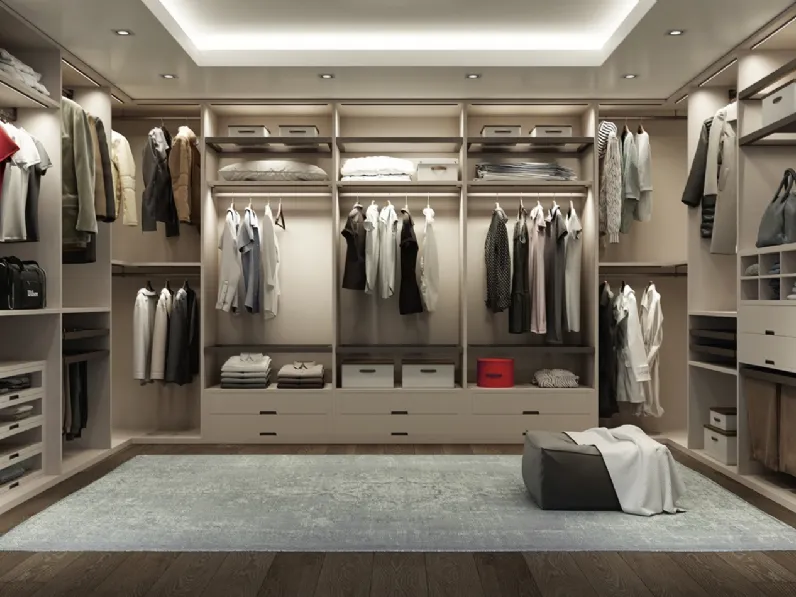 Cabina Armadio Strutturale Composizione 01 di Linegianser