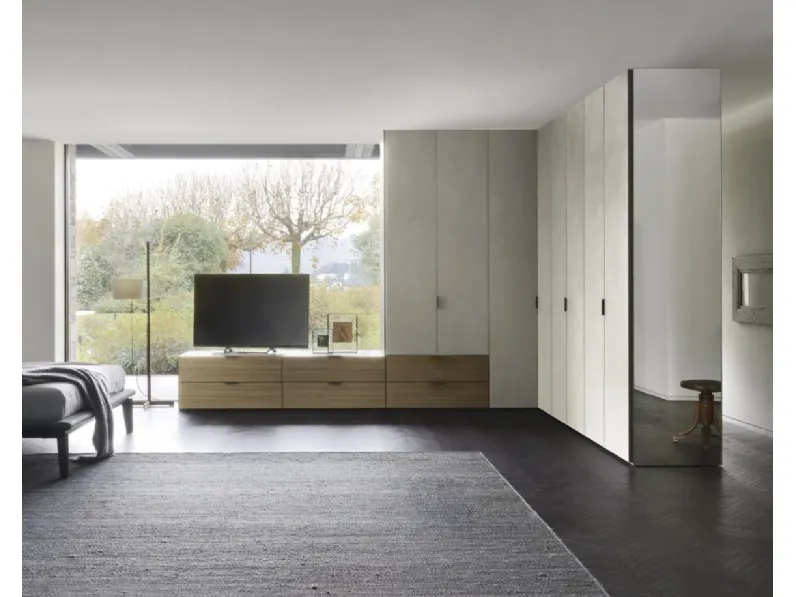 Armadio angolare Collage di Sangiacomo