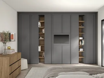 Armadio Volo-M014 di Colombini Casa: design essenziale e funzionalità per il tuo spazio.