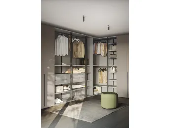 Cabina armadio Concreta A102 di Colombini Casa