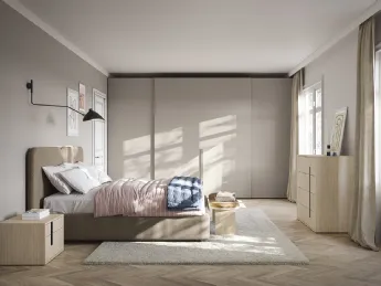 L'armadio N125 di Colombini Casa, dal design essenziale e moderno, è un elemento chiave per arredare