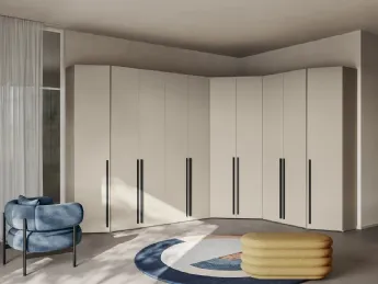 L'armadio Concreta W115 di Colombini Casa unisce design essenziale e funzionalità per ottimizzare og