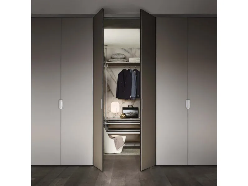 Armadio Cover Freestanding Grigio Ombra di Rimadesio