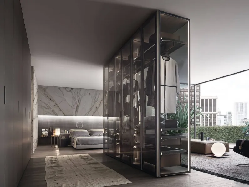Armadio Cover Freestanding Vetro di Rimadesio