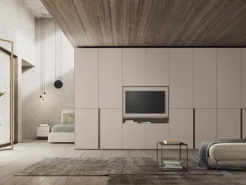 L'armadio Cutting W109 di Colombini Casa è un esempio di design contemporaneo.