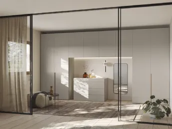 L'armadio Cutting W113 di Colombini Casa è un esempio di design contemporaneo e funzionalità.