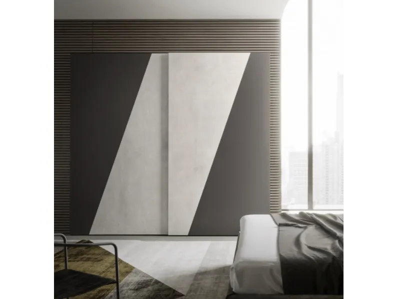 Armadio con ante scorrevoli Diagonal di Murobianco