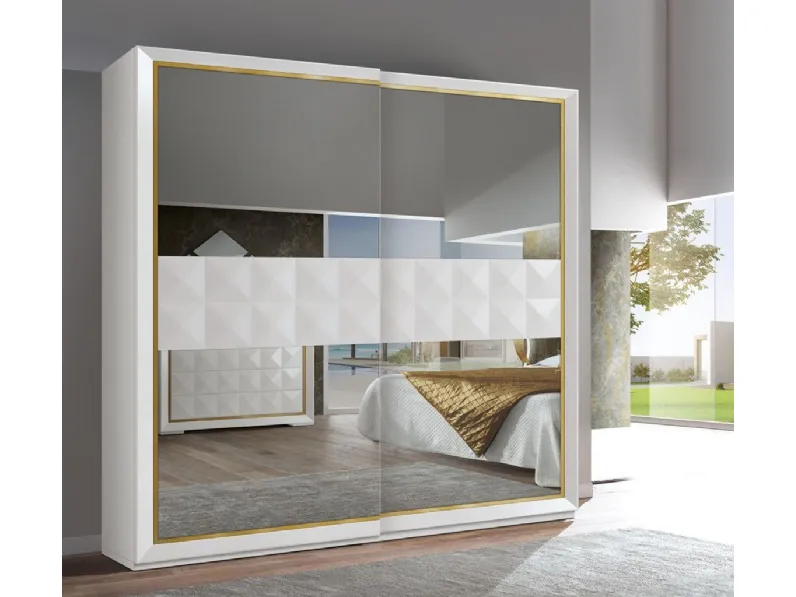 Armadio con ante scorrevoli Diamond di Betamobili