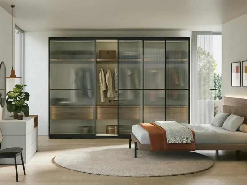 Armadio con ante scorrevoli Double di Dielle Modus