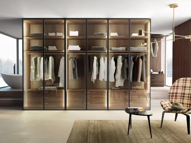 Armadio con ante battenti Display di Zanotti Mobili