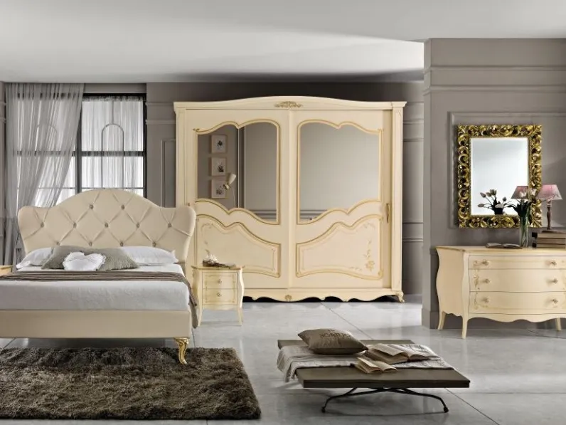 Armadio ad ante scorrevoli Goya con specchi di Euro Design