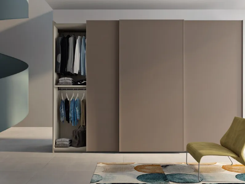 Armadio con ante scorrevoli Evo di Zanotti Mobili