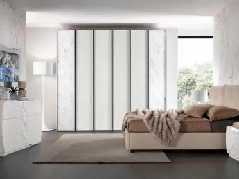 Evolution Bianco Frassinato e Vetro