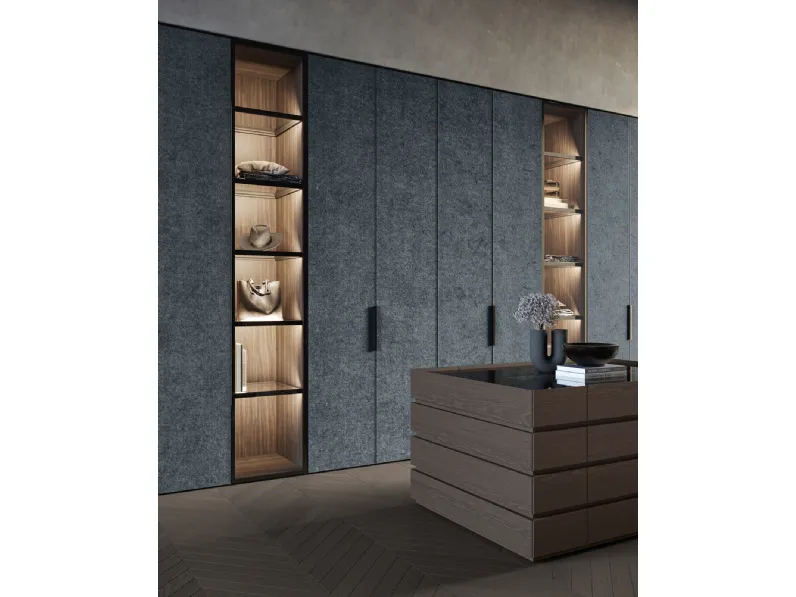 Armadio con ante battenti Fab Denim di Olivieri