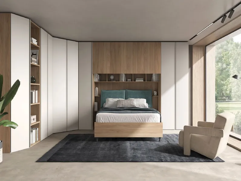 Armadio con ante battenti Ponte 03 di Felver