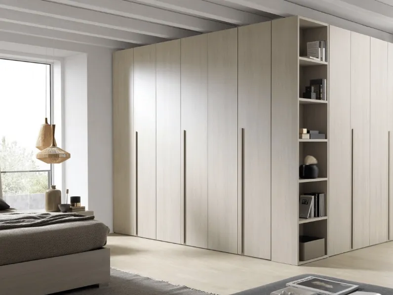 Armadio con ante battenti angolare Composizione 17 di Felver