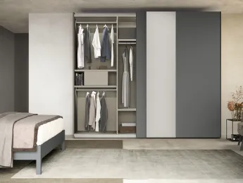 Armadio Freedom N122 di Colombini Casa: eleganza e praticità in ogni dettaglio.