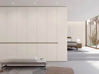 Gap Battente Lino con maniglia in Rovere