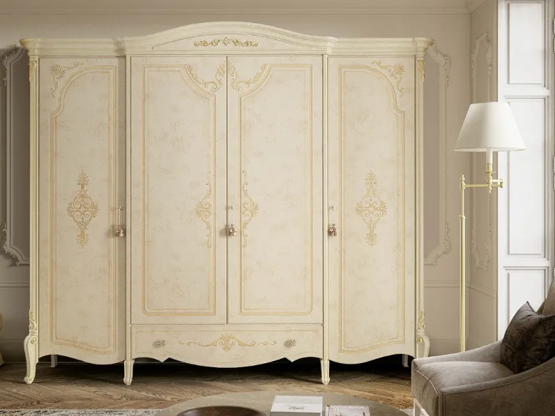 Armadio classico Ginevra Les Romantiques di RTL Mobili