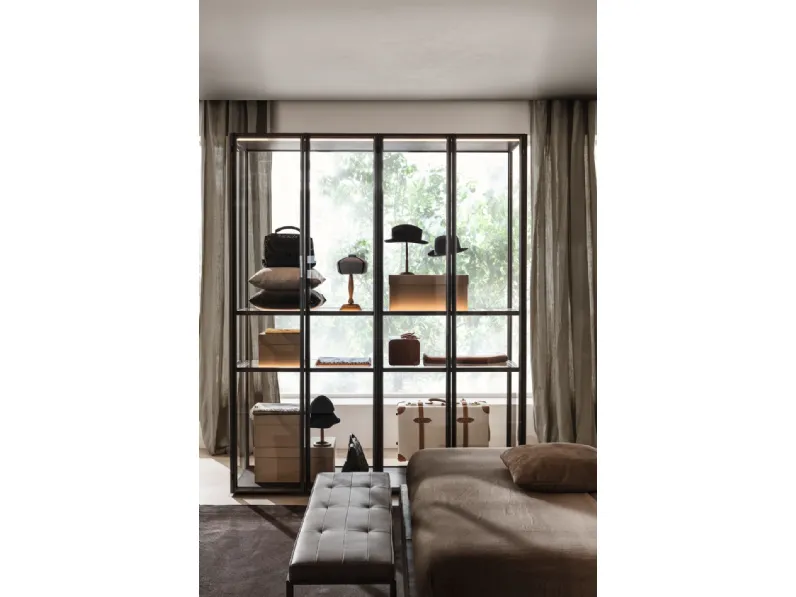 Armadio con ante battenti Gliss Master - Glass Door di Molteni & C