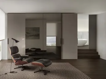 Glass Scorrevole con Specchi