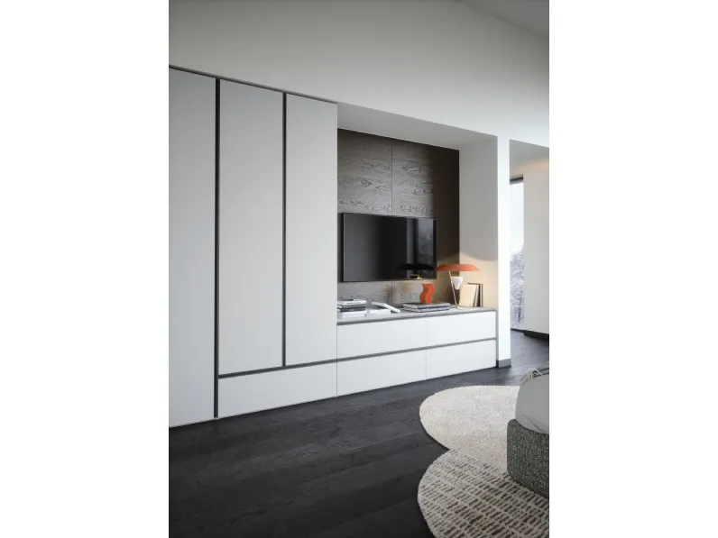 Armadio Gola con Cassettiera di Novamobili