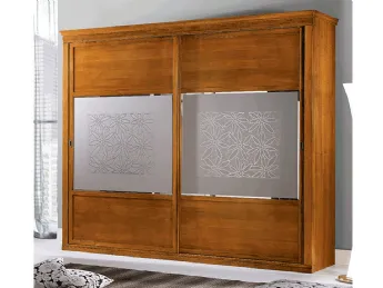 I Petali Scorrevole con Vetro decorato