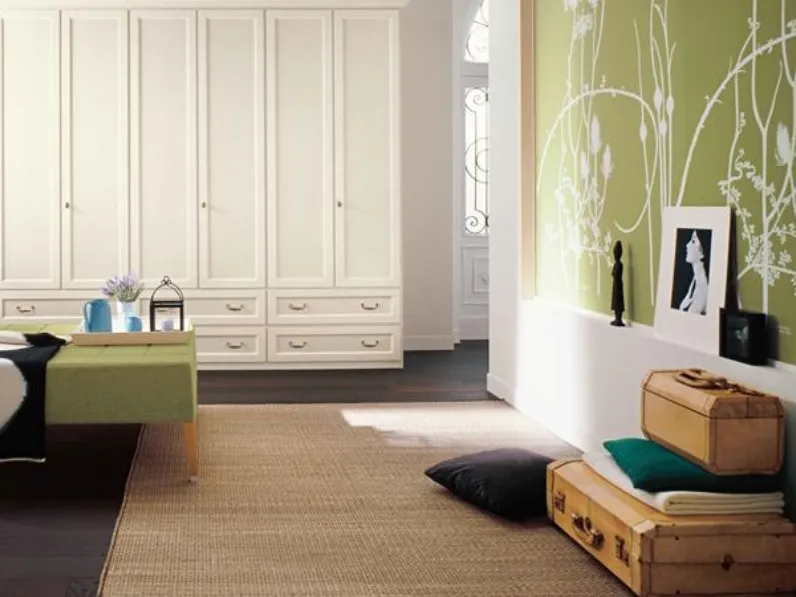 Armadio in legno laccato Jo Battente 05 di Villanova