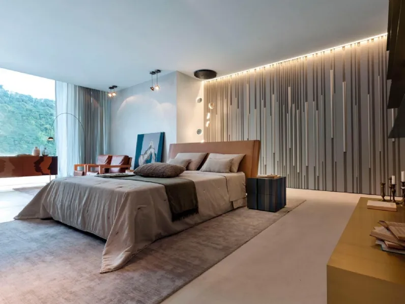 Armadio su misura in legno laccato Bamboo di Laura Meroni