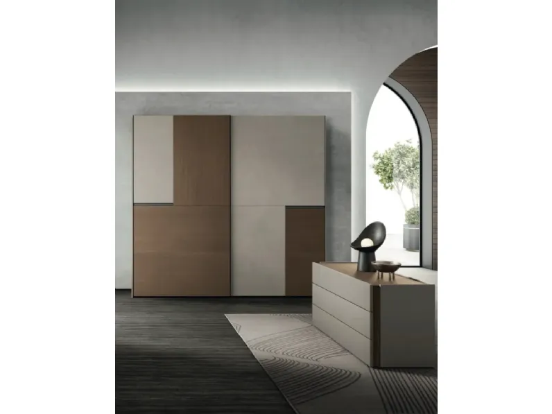 Armadio con anta scorrevole Lego di Artigianmobili