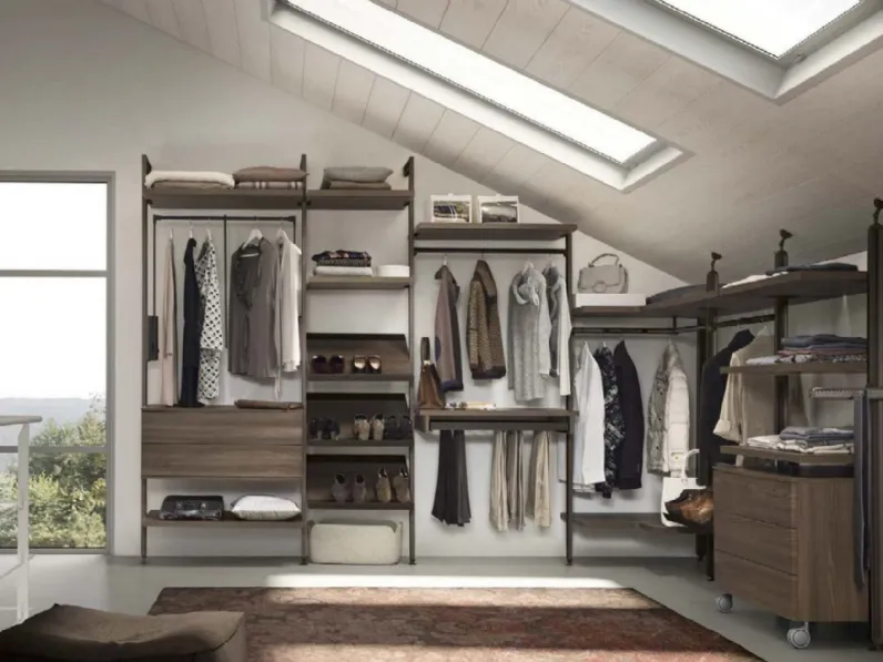 Cabina Armadio Light GD1175 di Abitare Mobilstella