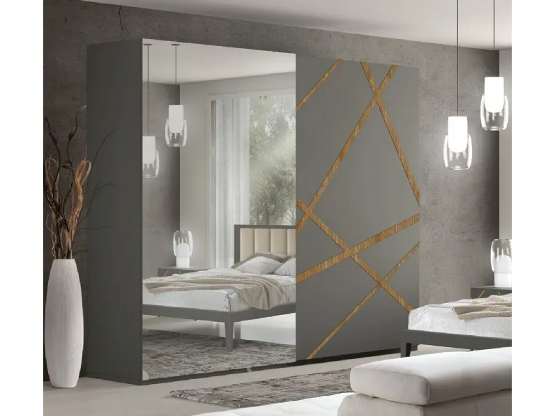 Armadio con ante scorrevoli Lines di Betamobili