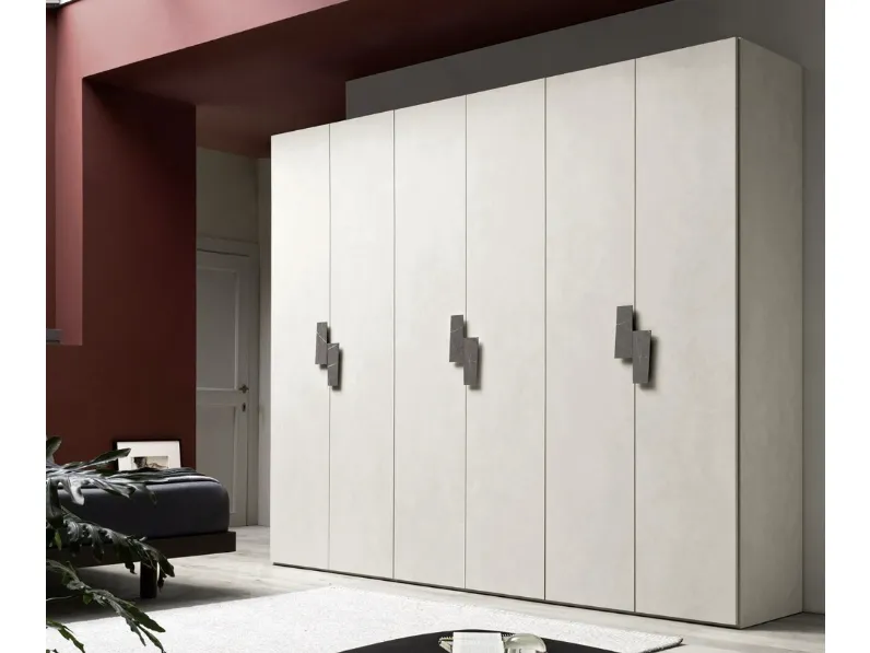 Armadio con ante battenti Liscia di Murobianco