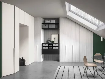 Armadio Ludo 01 Tumidei: design essenziale, funzionalità senza tempo.