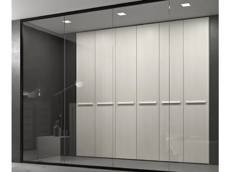 Armadio Anta Liscia battente a specchio di Mab